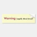 Search for blind bumper stickers Car