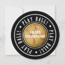 Search for vintage baseball invitations Party