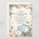 Search for twin elephant baby shower invitations Jungle