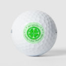 Search for irish golf balls 4 leaf clover