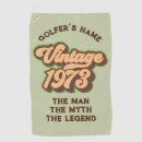 Search for vintage golf towels 50th birthday