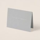 Search for monogrammed folded note cards Simple