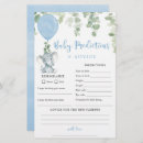 Search for blue advice cards Baby predictions