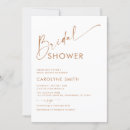 Search for orange bridal shower invitations Handwritten