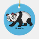Search for panda christmas tree decorations Illustration