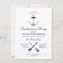 Search for anchor graduation invitations Navy blue