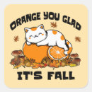Search for autumn cat stickers Orange