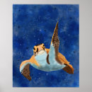 Search for sea turtle painting posters Blue