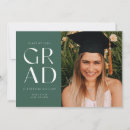 Search for green graduation invitations Grad party