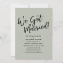 Search for post wedding reception invitations Typography