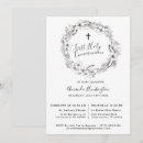 Search for grey first communion invitations Floral