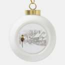 Search for street in the snow christmas tree decorations Sketch