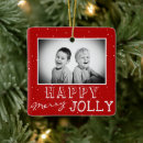 Search for jolly christmas tree decorations Red
