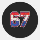 Search for number 67 stickers Costume