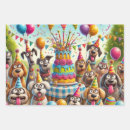 Search for balloon dog wrapping paper Celebration