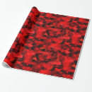 Search for black camo wrapping paper Red