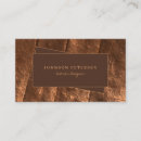 Search for bronze foil business cards Copper