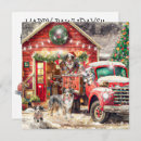 Search for red truck christmas cards Barn