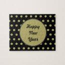 Search for happy new year puzzles Black