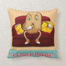 Search for couch potato cushions Cartoon