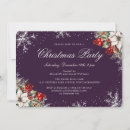 Search for purple silver christmas invitations Elegant