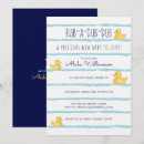 Search for rub a dub dub invitations Ducky