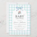 Search for buffalo check baby shower invitations White