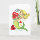 Search for mermaid valentines day cards Vintage