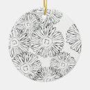 Search for black and white pattern christmas tree decorations For her