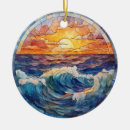 Search for sea glass christmas tree decorations Waves