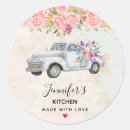 Search for retro kitchen stickers Made with love
