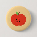 Search for cute apple badges Red