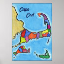 Search for cape cod map posters Massachusetts