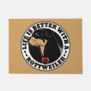 Search for dog breed doormats Rottweiler