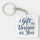 Search for unique square key rings Gift