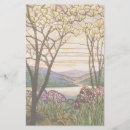 Search for art nouveau personal stationery Flowers