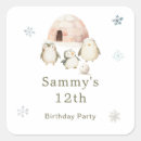 Search for penguin birthday stickers Watercolor