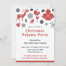 Search for pj christmas invitations Christmas pajama party