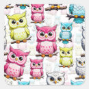 Search for kawaii owl stickers Colourful