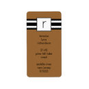 Search for letter r return address labels Monograms