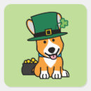 Search for dog st patricks day stickers Four leaf clover