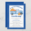Search for little pumpkin baby boy shower invitations Is on the way