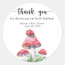Search for ladybug thank you stickers Watercolor