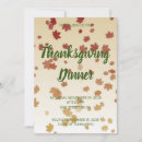 Search for maple leaves invitations Give thanks