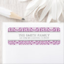 Search for damask wedding return address labels Vintage