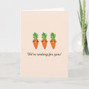 Search for carrot puns cards invites Rooting for you