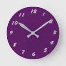 Search for plum purple clocks Lavender