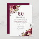 Search for elegant 85th birthday invitations Floral