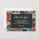 Search for black blue thank you cards Floral