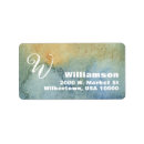 Search for white background return address labels Classy